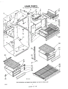 04 - Liner parts for Whirlpool Refrigerator EDT191ZKWR0 / from AppliancePartsPros.com