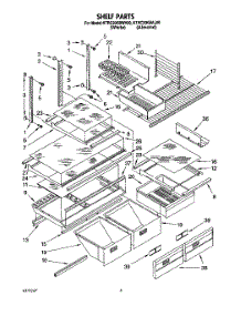 04 - Shelf, Lit / Optional parts for Kitchenaid Refrigerator KTRC20KBAL00 / from AppliancePartsPros.com