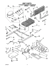 05 - Unit parts for Kitchenaid Refrigerator KTRC20KBAL00 / from AppliancePartsPros.com