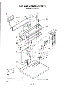 04 - Top And Console parts for Whirlpool Dryer LFI7501W1 / from AppliancePartsPros.com