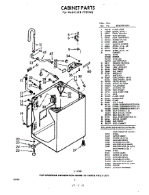 02 - Cabinet parts for Whirlpool Washer LDB7750W0 / from AppliancePartsPros.com
