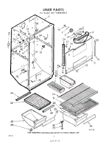 04 - Liner parts for Whirlpool Refrigerator EDT192NKWR0 / from AppliancePartsPros.com