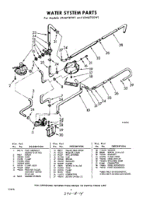 06 - Water System parts for Whirlpool Washer LXA6705W1 / from AppliancePartsPros.com