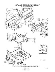 04 - Top And Console parts for Whirlpool Washer LWA6800W4 / from AppliancePartsPros.com