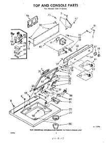 04 - Top And Console parts for Whirlpool Washer LDB7750W1 / from AppliancePartsPros.com