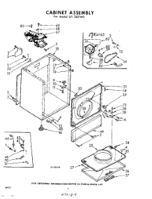 04 - Cabinet parts for Whirlpool Dryer LFI7801W0 / from AppliancePartsPros.com