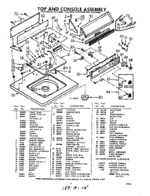 05 - Top And Console parts for Whirlpool Washer LVA7700W3 / from AppliancePartsPros.com
