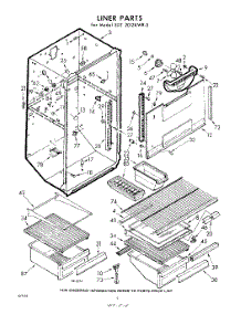 04 - Liner parts for Whirlpool Refrigerator EDT201ZKWR0 / from AppliancePartsPros.com