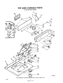 04 - Top And Console parts for Whirlpool Washer LDB7750W2 / from AppliancePartsPros.com