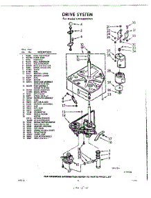 03 - Drive System parts for Whirlpool Washer LWA6800W5 / from AppliancePartsPros.com