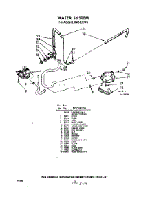 06 - Water System parts for Whirlpool Washer LWA6800W5 / from AppliancePartsPros.com