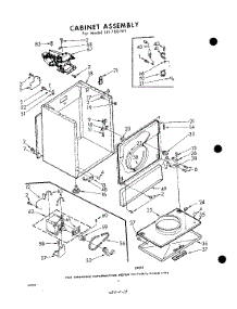 04 - Cabinet parts for Whirlpool Dryer LFI7801W1 / from AppliancePartsPros.com