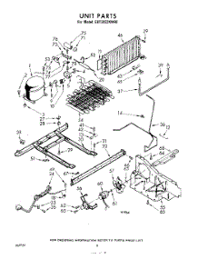 08 - Unit parts for Whirlpool Refrigerator EDT202ZKWR0 / from AppliancePartsPros.com