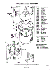 04 - Tub And Basket , Lit / Optional parts for Whirlpool Washer LVA7704W0 / from AppliancePartsPros.com