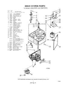 03 - Drive parts for Whirlpool Washer LXA6705W5 / from AppliancePartsPros.com