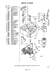 03 - Drive parts for Whirlpool Washer LVA7705W0 / from AppliancePartsPros.com