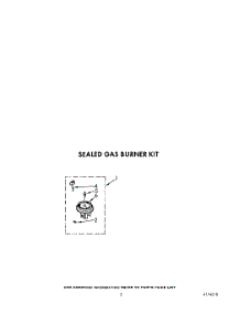 02 - Sealed Gas Burner Kit parts for Kitchenaid Cooktop KGCT305AAL0 / from AppliancePartsPros.com