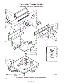 04 - Top And Console parts for Whirlpool Washer LXA6760W0 / from AppliancePartsPros.com