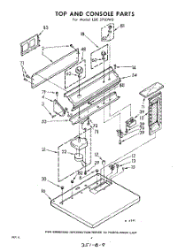 04 - Top And Console parts for Whirlpool Dryer LDE5700W0 / from AppliancePartsPros.com