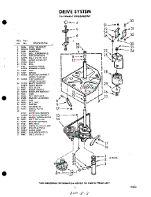 03 - Drive parts for Whirlpool Washer LWA6860W1 / from AppliancePartsPros.com