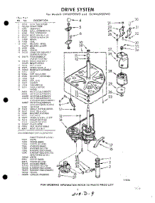 03 - Section parts for Whirlpool Washer LWA6900W0 / from AppliancePartsPros.com