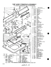 04 - Section parts for Whirlpool Washer LWA6900W0 / from AppliancePartsPros.com