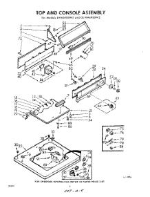 04 - Top And Console parts for Whirlpool Washer LWA6900W2 / from AppliancePartsPros.com