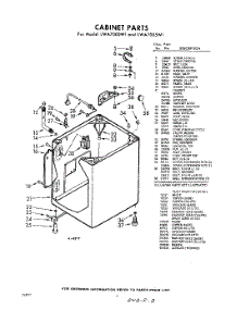 02 - Cabinet parts for Whirlpool Washer LWA7000W1 / from AppliancePartsPros.com