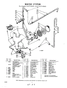02 - Water System parts for Whirlpool Washer LVA7745W0 / from AppliancePartsPros.com