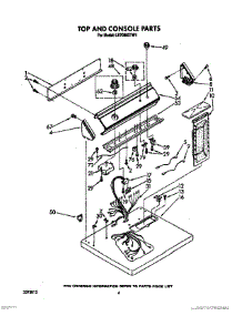 03 - Section parts for Whirlpool Dryer LE7080XTN1 / from AppliancePartsPros.com