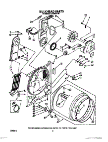 04 - Section parts for Whirlpool Dryer LE7080XTN1 / from AppliancePartsPros.com