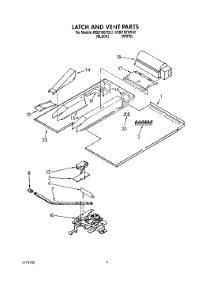 04 - Latch And Vent, Optional parts for Kitchenaid Oven KEBI100YBL2 / from AppliancePartsPros.com
