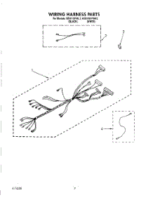 05 - Wiring Harness parts for Kitchenaid Oven KEBI100YBL2 / from AppliancePartsPros.com