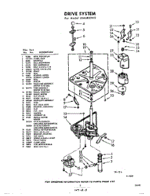 03 - Drive parts for Whirlpool Washer LXA6800W2 / from AppliancePartsPros.com