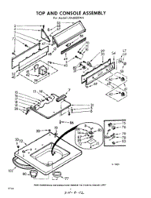 04 - Top And Console parts for Whirlpool Washer LXA6800W4 / from AppliancePartsPros.com