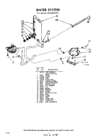 06 - Water System parts for Whirlpool Washer LXA6800W4 / from AppliancePartsPros.com