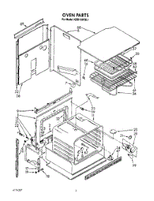03 - Oven, Lit / Optional parts for Kitchenaid Oven KEBI100YWH1 / from AppliancePartsPros.com