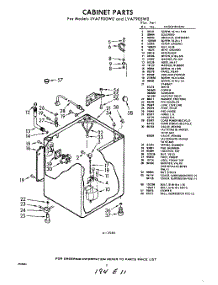 02 - Cabinet parts for Whirlpool Washer LVA7905W0 / from AppliancePartsPros.com
