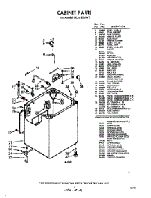 02 - Cabinet parts for Whirlpool Washer LXA6800W5 / from AppliancePartsPros.com