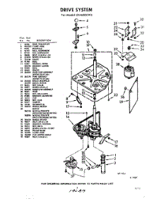 03 - Drive parts for Whirlpool Washer LXA6800W5 / from AppliancePartsPros.com