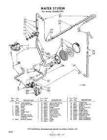 06 - Water System parts for Whirlpool Washer LXA6805W0 / from AppliancePartsPros.com