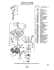 03 - Drive parts for Whirlpool Washer LVA8700W1 / from AppliancePartsPros.com