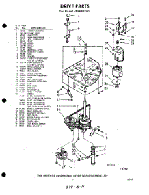 03 - Drive parts for Whirlpool Washer LXA6805W2 / from AppliancePartsPros.com