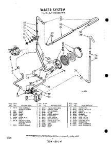 06 - Water System parts for Whirlpool Washer LXA6805W2 / from AppliancePartsPros.com