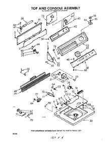 04 - Top And Console parts for Whirlpool Washer LVA8705W0 / from AppliancePartsPros.com