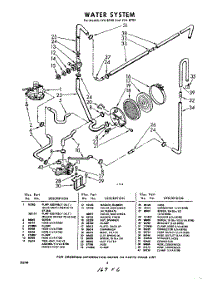 06 - Water System parts for Whirlpool Washer LVA8705W0 / from AppliancePartsPros.com