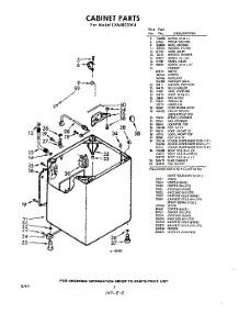 02 - Cabinet parts for Whirlpool Washer LXA6805W4 / from AppliancePartsPros.com