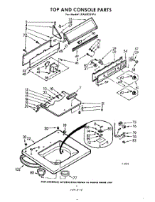 04 - Top And Console parts for Whirlpool Washer LXA6805W4 / from AppliancePartsPros.com