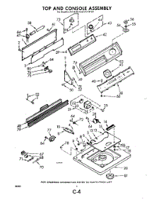04 - Top And Console parts for Whirlpool Washer LVA8705W1 / from AppliancePartsPros.com