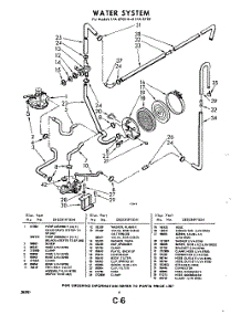 06 - Water System parts for Whirlpool Washer LVA8705W1 / from AppliancePartsPros.com